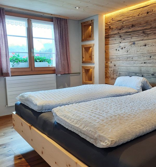 Doppelzimmer mit Aussicht auf die Landschaft